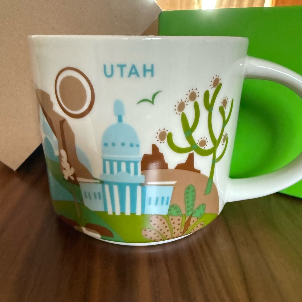 NIB Starbucks Utah “You are Here” Collection Coffee Mug